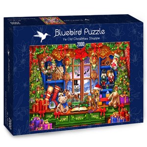 Bluebird Puzzle (70184) - Ciro Marchetti: "Ye Old Christmas Shoppe" - 2000 brikker puslespil