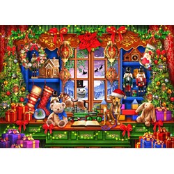 Bluebird Puzzle (70184) - Ciro Marchetti: "Ye Old Christmas Shoppe" - 2000 brikker puslespil