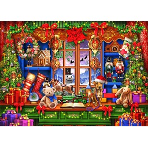 Bluebird Puzzle (70184) - Ciro Marchetti: "Ye Old Christmas Shoppe" - 2000 brikker puslespil