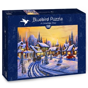 Bluebird Puzzle (70100) - "A Christmas Story" - 1500 brikker puslespil