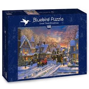 Bluebird Puzzle (70113) - Dominic Davison: "Small Town Christmas" - 1500 brikker puslespil