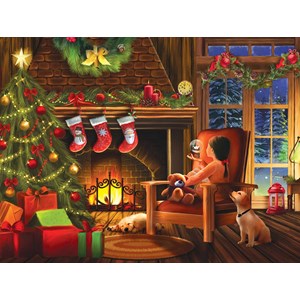SunsOut (28816) - Tom Wood: "Dreaming of Christmas" - 1000 brikker puslespil