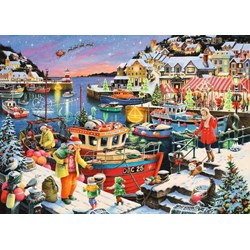 Ravensburger (13991) - "Home For Christmas" - 1000 brikker puslespil