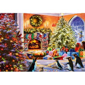 Bluebird Puzzle (70228) - "A Magical View to Christmas" - 1000 brikker puslespil