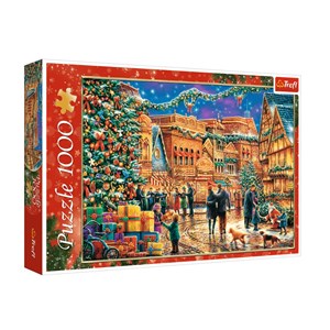 Trefl (10554) - "Christmas Market" - 1000 brikker puslespil
