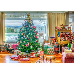 Bluebird Puzzle (70019) - "Christmas at Home" - 500 brikker puslespil
