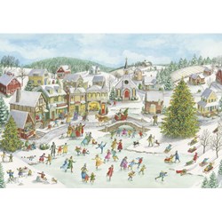Ravensburger (15290) - "Playful Christmas Day" - 1000 brikker puslespil