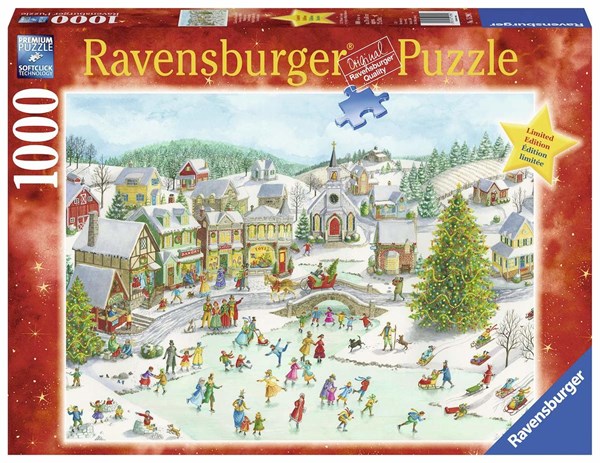 Ravensburger (15290) - "Playful Christmas Day" - 1000 brikker puslespil