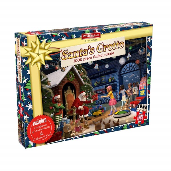 Waddingtons (5036905033244) - "Santa's Grotto" - 1000 brikker puslespil