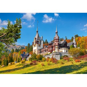 Castorland (B-53292) - "Castle Peles, Romania" - 500 brikker puslespil