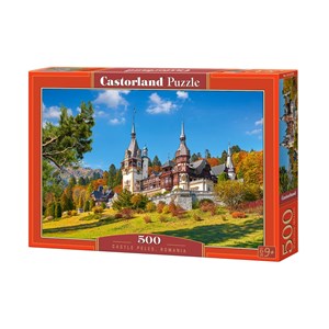 Castorland (B-53292) - "Castle Peles, Romania" - 500 brikker puslespil
