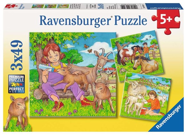 Ravensburger (09351) - "My Favorite Animals" - 49 brikker puslespil