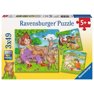 Ravensburger (09351) - "My Favorite Animals" - 49 brikker puslespil
