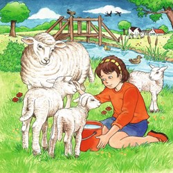 Ravensburger (09351) - "My Favorite Animals" - 49 brikker puslespil