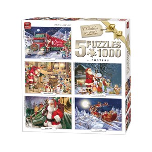 King International (05219) - "Christmas" - 1000 brikker puslespil