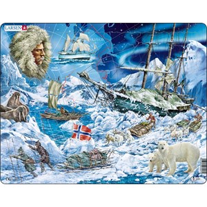 Larsen (NB7) - "Towards the North Pole" - 65 brikker puslespil