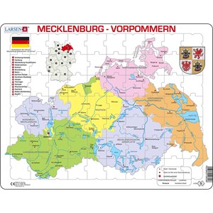 Larsen (K29) - "Mecklenburg-Vorpommern Political" - 70 brikker puslespil