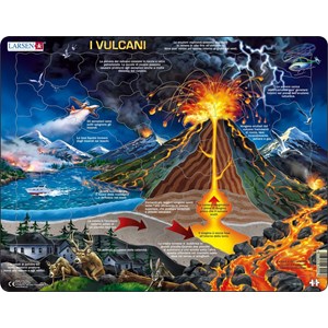 Larsen (NB2-IT) - "Volcanos - IT" - 70 brikker puslespil