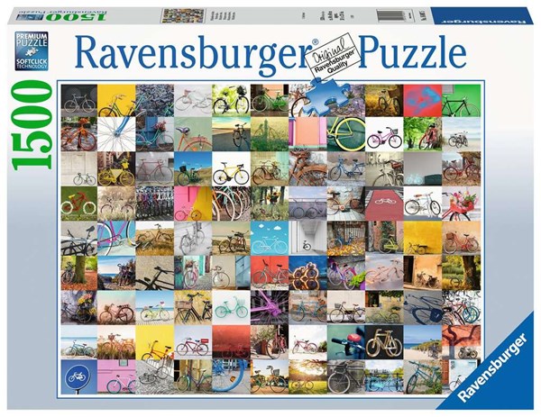 Ravensburger (16007) - "Bicycles" - 1500 brikker puslespil