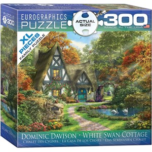 Eurographics (8300-0977) - Dominic Davison: "White Swan Cottage" - 300 brikker puslespil