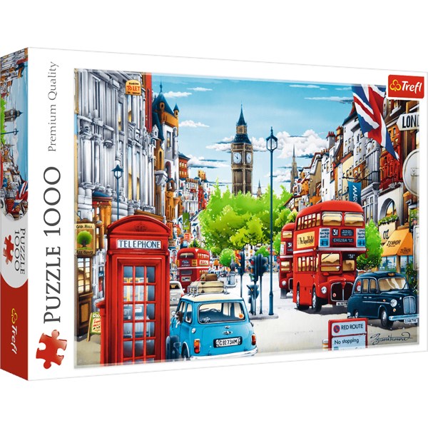 Trefl (10557) - "London street" - 1000 brikker puslespil