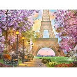Ravensburger (16000) - "Paris Romance" - 1500 brikker puslespil