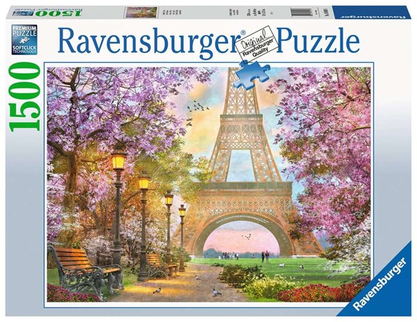 Ravensburger (16000) - "Paris Romance" - 1500 brikker puslespil