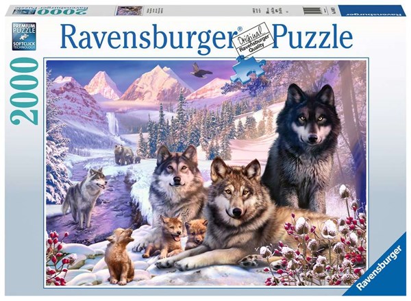 Ravensburger (16012) - "Ulve I Sneen" - 2000 brikker puslespil