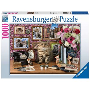 Ravensburger (15994) - "Min søde kat" - 1000 brikker puslespil