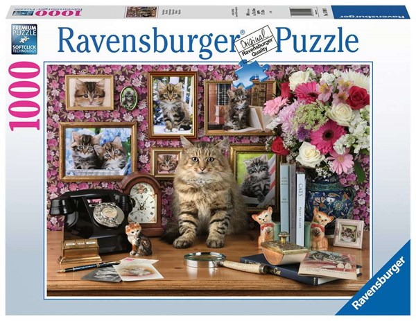 Ravensburger (15994) - "Min søde kat" - 1000 brikker puslespil