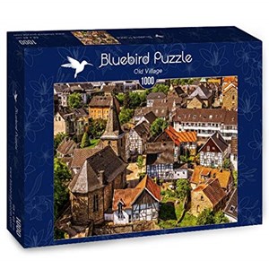 Bluebird Puzzle (70035) - "Old Village" - 1000 brikker puslespil