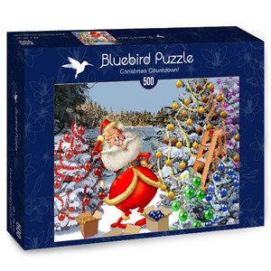 Bluebird Puzzle (70296) - "Christmas Countdown!" - 500 brikker puslespil