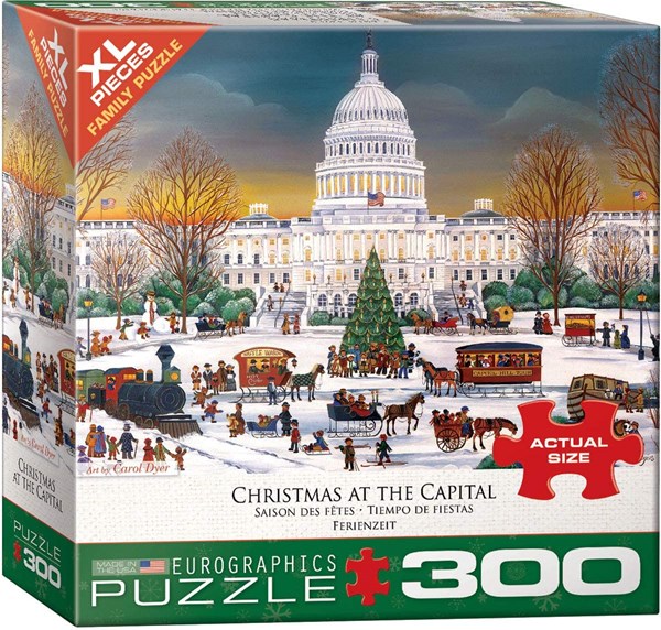 Eurographics (8300-5403) - "Christmas at the Capitol" - 300 brikker puslespil