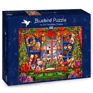 Bluebird Puzzle (70311) - "Ye Old Christmas Shoppe" - 1000 brikker puslespil