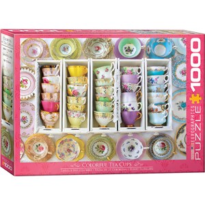 Eurographics (6000-5342) - "Tea Cups Boxes" - 1000 brikker puslespil
