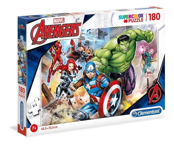 Clementoni (29295) - "Marvel Avengers" - 180 brikker puslespil
