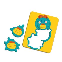 Clementoni (16161) - "Animal" - 2 3 brikker puslespil