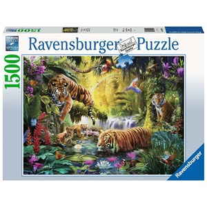 Ravensburger (16005) - "Tigre" - 1500 brikker puslespil