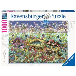 Ravensburger (15988) - "Underwater Kingdom" - 1000 brikker puslespil