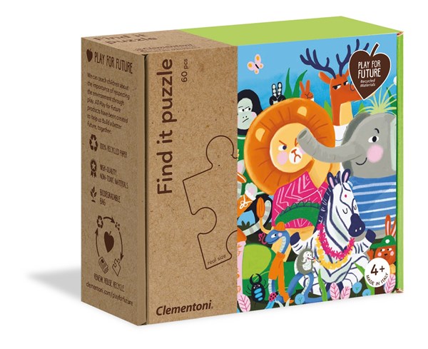 Clementoni (16220) - "All together" - 60 brikker puslespil