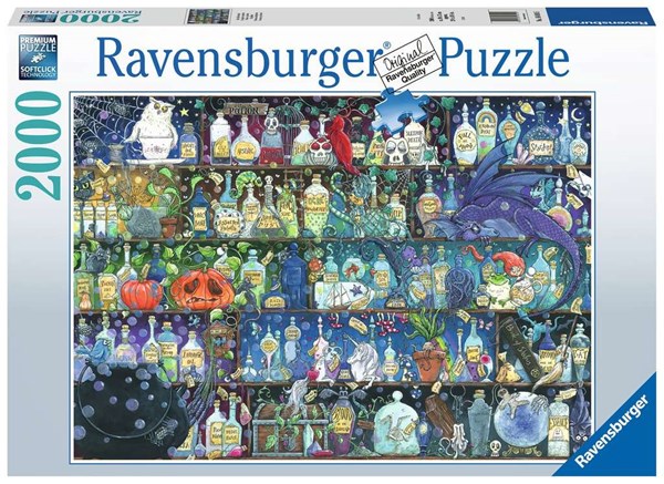 Ravensburger (16010) - "Poisons and Potions" - 2000 brikker puslespil