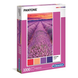 Clementoni (39493) - "Lavender sunset" - 1000 brikker puslespil