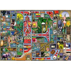 Ravensburger (16420) - Colin Thompson: "Awesome Alphabet "E"" - 1000 brikker puslespil