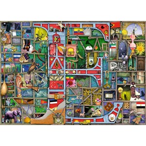 Ravensburger (16420) - Colin Thompson: "Awesome Alphabet "E"" - 1000 brikker puslespil