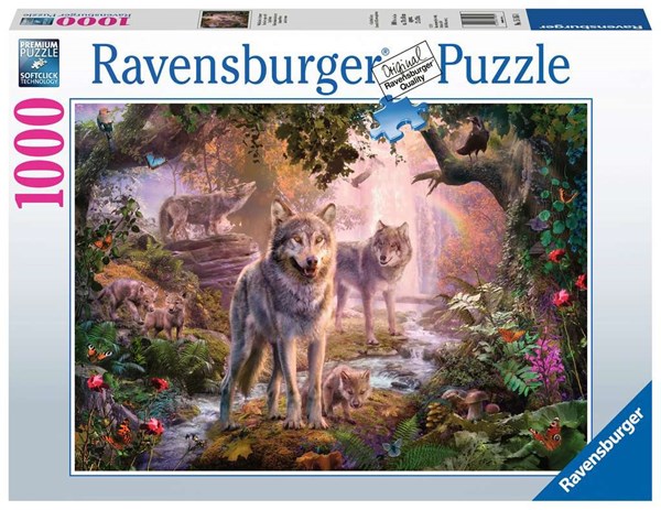 Ravensburger (15185) - "Summer Wolves" - 1000 brikker puslespil