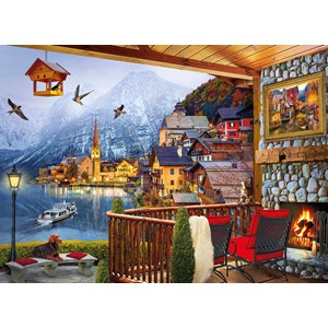 Clementoni (39481) - "Hallstatt, Austria" - 1000 brikker puslespil