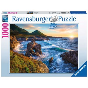 Ravensburger (15287) - "Big Sur Sunset" - 1000 brikker puslespil