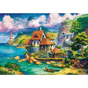 Ravensburger (15273) - "The Cliff House" - 1000 brikker puslespil