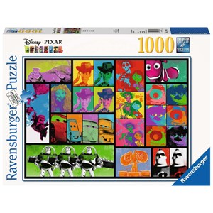 Ravensburger (13992) - "Pop Art" - 1000 brikker puslespil
