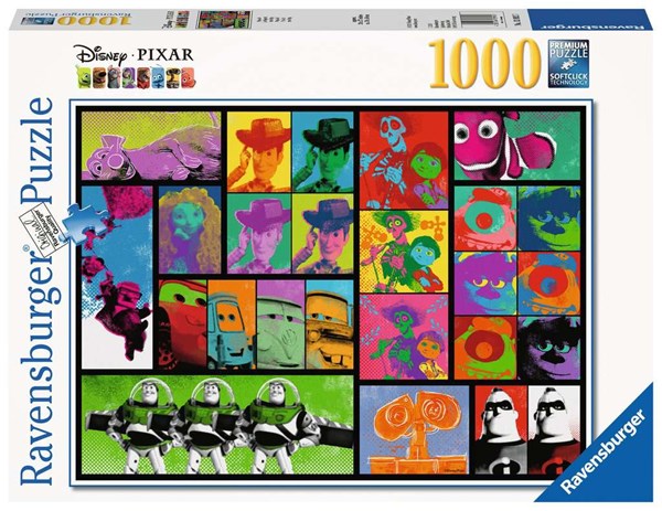 Ravensburger (13992) - "Pop Art" - 1000 brikker puslespil